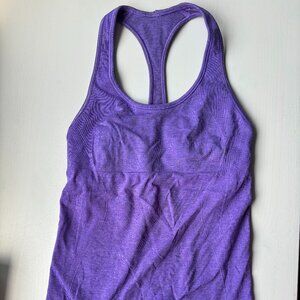 Lululemon Purple Fitted Tank Top